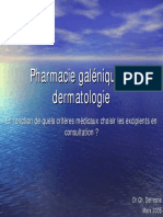 Pharmacie Galénique Et Dermatologie