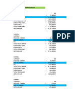 Primera y segunda quincena compras y ventas