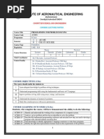 Cse Programming For Problem Solving Lecture Notes