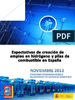 Informeptehpc - Expectativas Empleo h2fc en Espaa - Nov2013