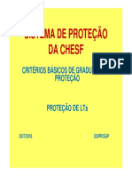 Critérios Básicos de Graduação Da Chesf - Proteção LTs