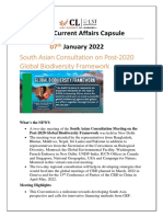 South Asian Consultation On Post-2020 Global Biodiversity Framework