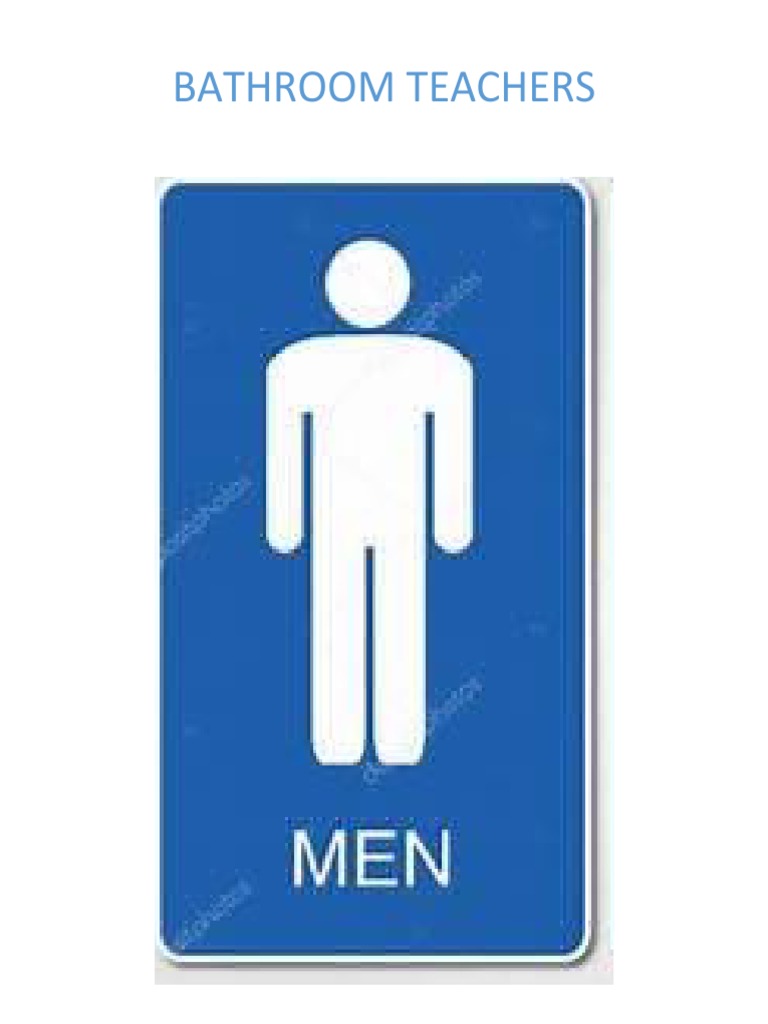 Letreros Baño en Ingles PDF