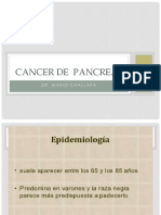 TEMA 20 CANCER DE  PANCREAS