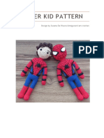 Spider Kid Pattern: Design by Susana de Rivero/Amigurumi Art Crochet