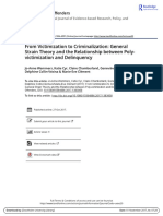 2017 Wemmers Et Al. - From Victimization To Criminalization - General Strain Theory and The Relationship Between Poly-Victimization and Delinquency.