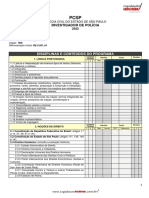 PCSP - Investigador de Polícia 2022