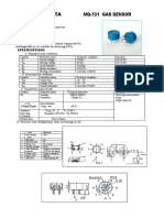 Technical Data Mq-131 Gas Sensor: H L H H