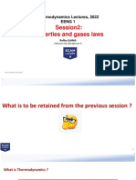 Session2: Properties and Gases Laws: Thermodynamics Lectures, 2022 Eeng 1