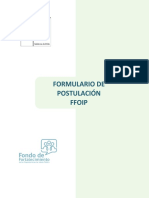 Formulario de Postulacion FFOIP 2022