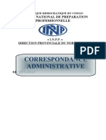 correspondance administrative