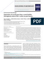 Expression of Gene From A Novel Strain SY49-1 Active On Pest Insects