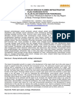 Public Open Space As A Green Infrastucture Element in The City Region Case Study: Ponorogo District Square