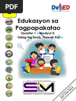 Grade 3 EsP Q1 Module 1 and 2 Final | PDF