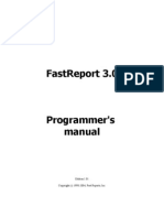 FastReport ProgrammerManual