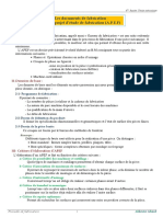 Avant-Projet D'étude de Fabrication (APEF)