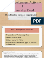 Open Elective-Business Organization - Skill Development - Activity 1