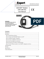 Usb Hart Modem Hm-usb-Iso User Manual