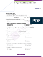 CBSE Sample Paper For Class 8 Science SA2 Set 1