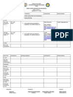 Cayetano Arellano High School Weekly Home Learning Plan For Grade 9