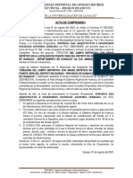 Acta de Compromiso Del Consultor