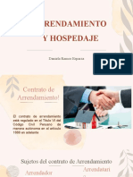 Arrendamiento y Hospedaje - Daniela