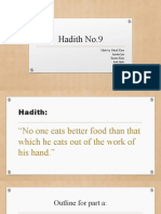 Hadith No.9: Made By: Manal Khan Ayesha Ijaz Emaan Khan Arsh Qadr