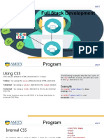 Full Stack Development: SAS S