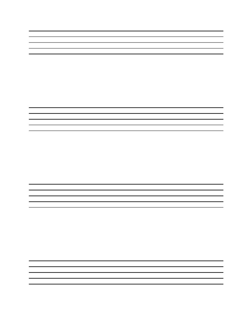 4 Stave Staff Paper | PDF