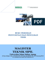 Buku Pedoman Penulisan Tesis 2020