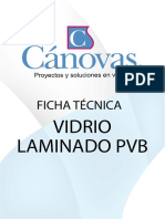 FT Cristales Laminado PVB - Cánovas