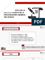 Manual de Estilo Revista Jurídica de La PGE 2021