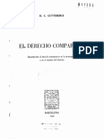 GUTTERIDGE, H. C. El Derecho comparado, 1954, pp 9-23