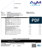 Factura AYM Las Cruces 9386