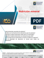 Nutrición Mineral