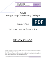 BHMH 2002 Introduction To Economics
