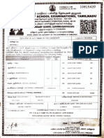 10th Mark Sheet