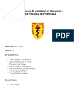 Informe 4 - Precipitación de Proteínas 2021