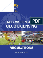 AFC VISION ASIA CLUB LICENSING REGULATIONS