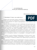 FRANCISCO AMARAL - O Contrato e sua Função institucional