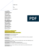 Ncm103rle Script - Thera and Non - Thera Communication Skills