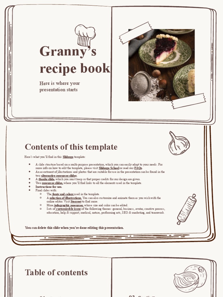 Granny's Recipe Book by Slidesgo | PDF | Planets | Solar System