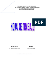 hoja de trabajo fisica