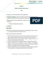 Lecto - Avance5 - U3 - Actividades Integradoras - Coevaluación de La Primera Versión Del Artículo Argumentativo