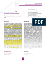 Habilidades Terapeuticas Na CL - Nica Comportamental