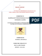 A Project Report ON: Submitted To Rashtrasant Tukdoji Maharaj Nagpur University, Nagpur