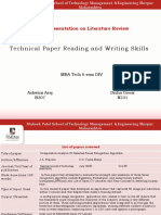 Mukesh Patel School of Technology Management and Engineering Literature Review Papers