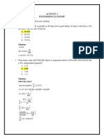 Activity 1 Engineering Economy
