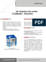 Ficha Tecnica Kit para Limipieza de Lentes de Seguridad