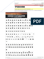 Shoutyperson Font